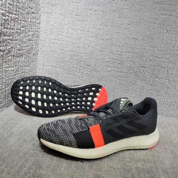 Adidas SenseBoost Go Men's Size US 9 Grey Six Core Black Athletic Sneakers. - Picture 3 of 11